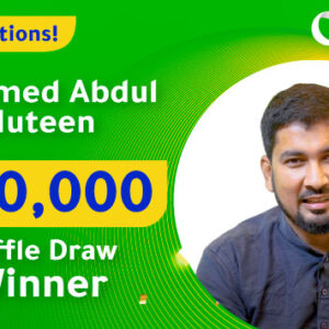 Mohamed Abdul Muteen Expresses Amazement in Winning AED 100,000 on the Raffle Draw